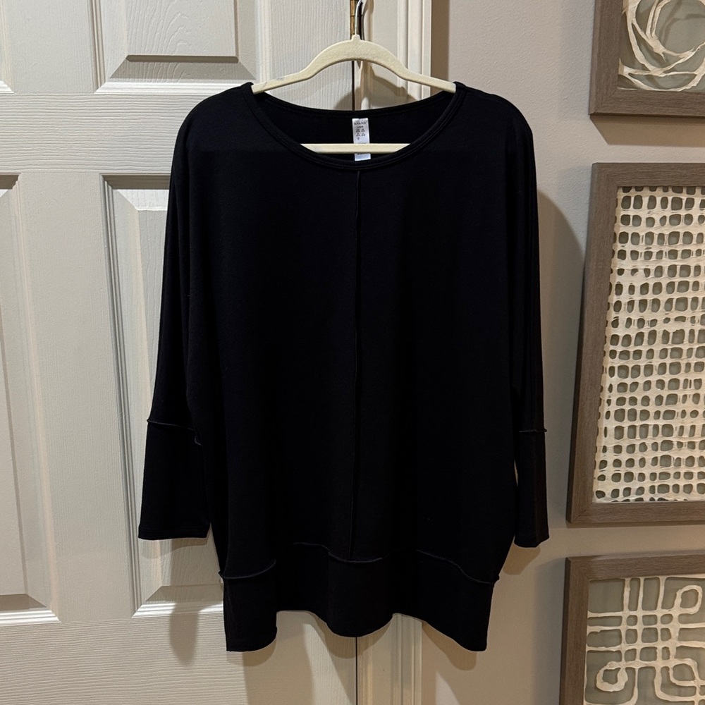 SPANX Black Women's Tunic Top, Like New, Size Large